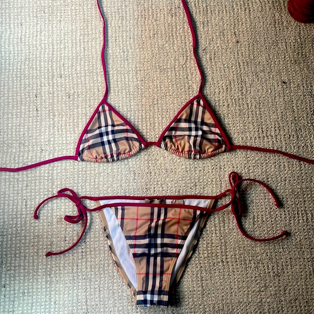 Burberry Brit String Bikini -Size Small - image 1
